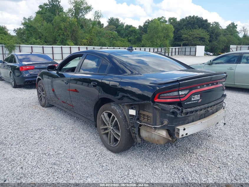 Vin: 2c3cdxjg7kh580193, lot: 46621305, dodge charger sxt 20193