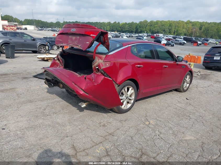 Vin: knagn4a78b5097339, lot: 46621313, kia optima ex/sx 20114