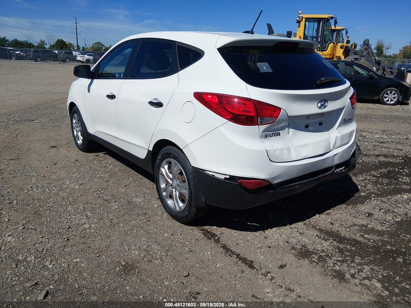 Vin: km8jt3ab4du572485, lot: 46621323, hyundai tucson gl 20133