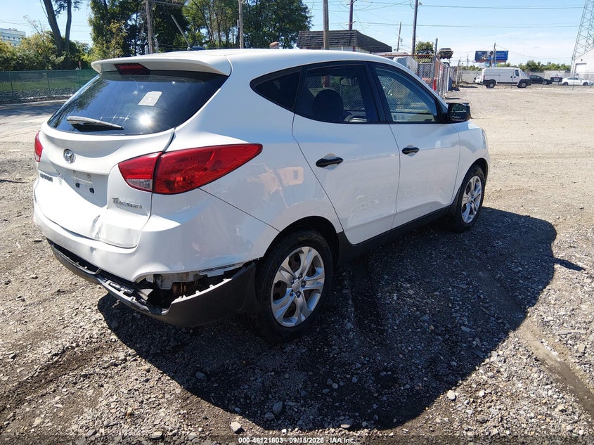 Vin: km8jt3ab4du572485, lot: 46621323, hyundai tucson gl 20134