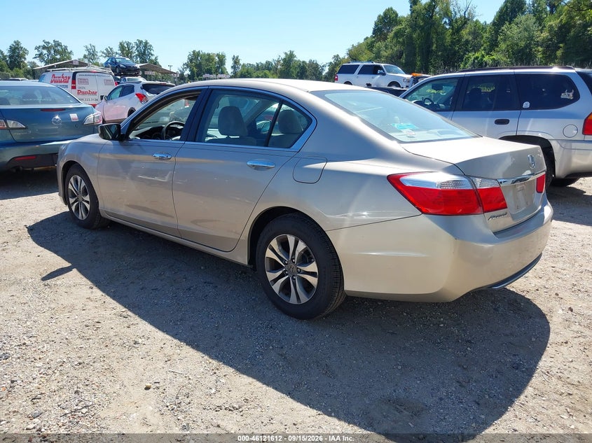 Vin: 1hgcr2f32fa046224, lot: 46621332, honda accord lx 20153
