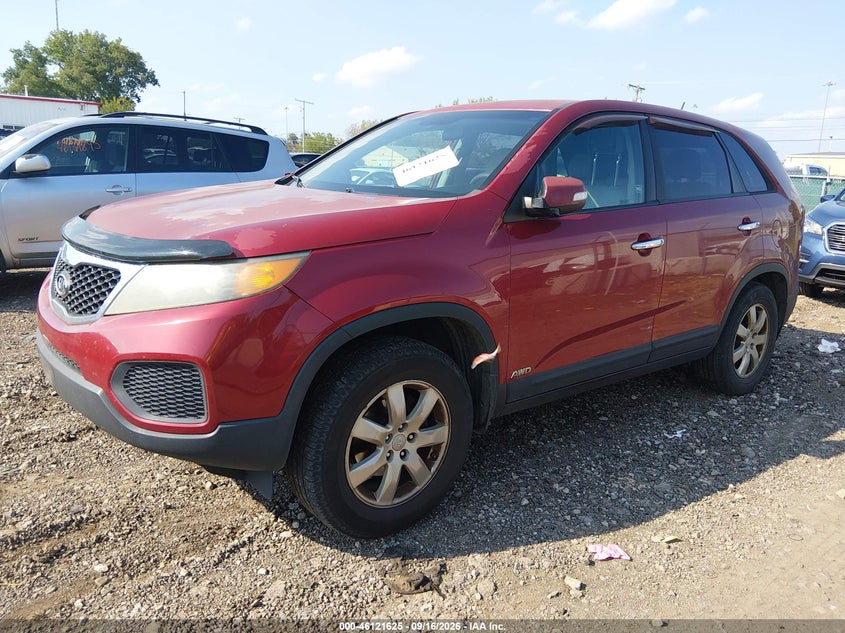 Vin: 5xyktca17bg073548, lot: 46621345, kia sorento lx 20112