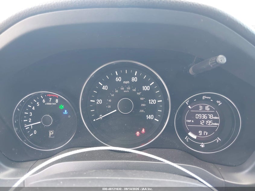 HONDA HR-V 2016 VIN 3CZRU6H39GM713509