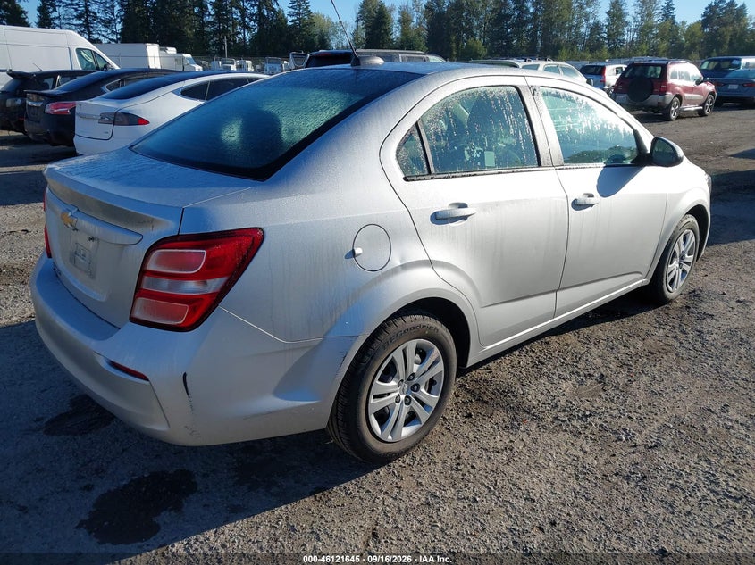 CHEVROLET SONIC 2017 VIN 1G1JB5SG8H4133589