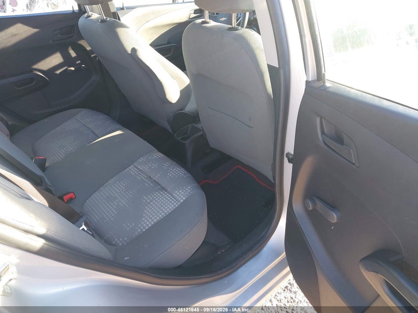 CHEVROLET SONIC 2017 VIN 1G1JB5SG8H4133589