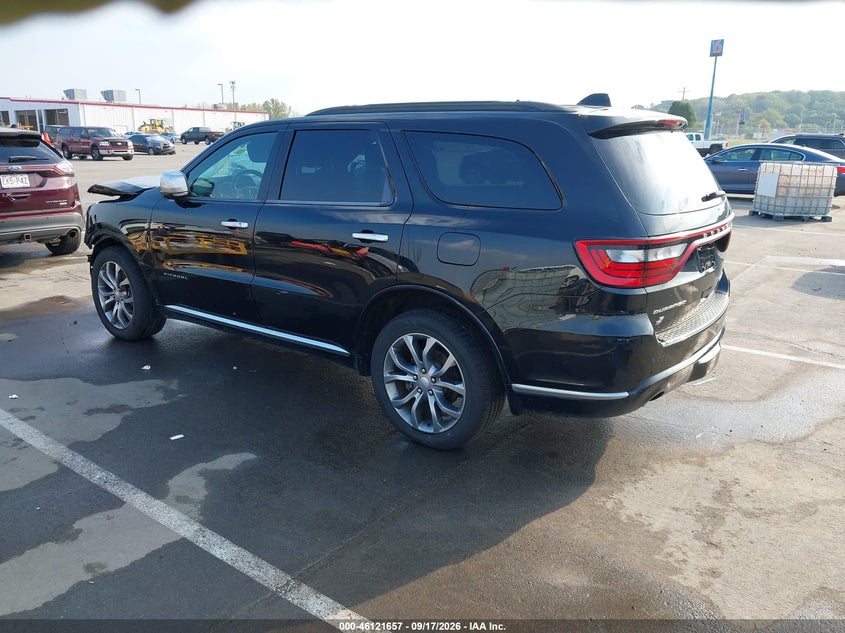 Vin: 1c4sdjet9jc101866, lot: 46621376, dodge durango citadel anodized platinum awd 20183
