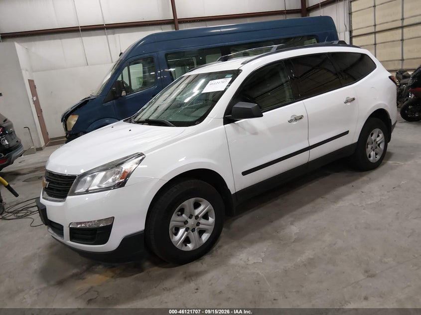 Vin: 1gnkvfkd2hj300536, lot: 46621427, chevrolet traverse ls 20172