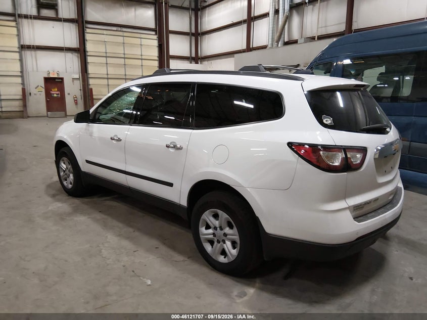Vin: 1gnkvfkd2hj300536, lot: 46621427, chevrolet traverse ls 20173