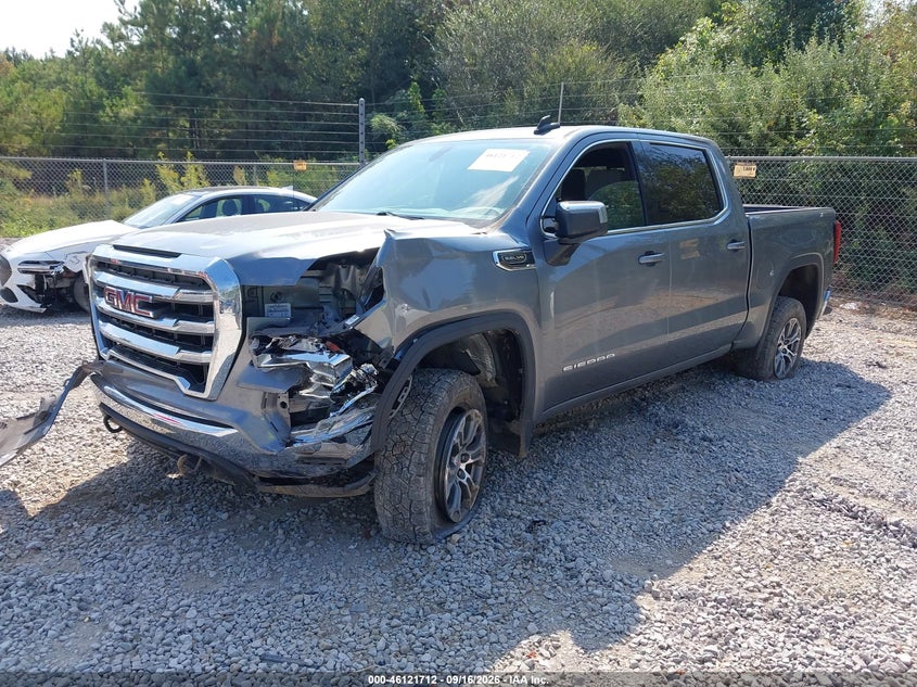 Vin: 3gtu9bed2lg355010, lot: 46621432, gmc sierra 1500 4wd  short box sle 20202