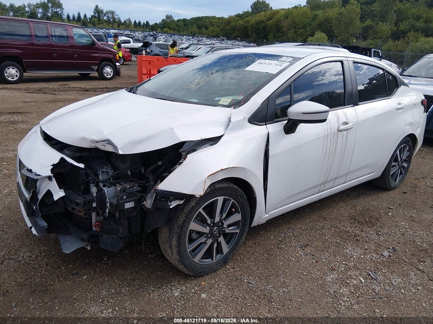 Vin: 3n1cn8ev9ml877454, lot: 46621439, nissan versa sv xtronic cvt 20212