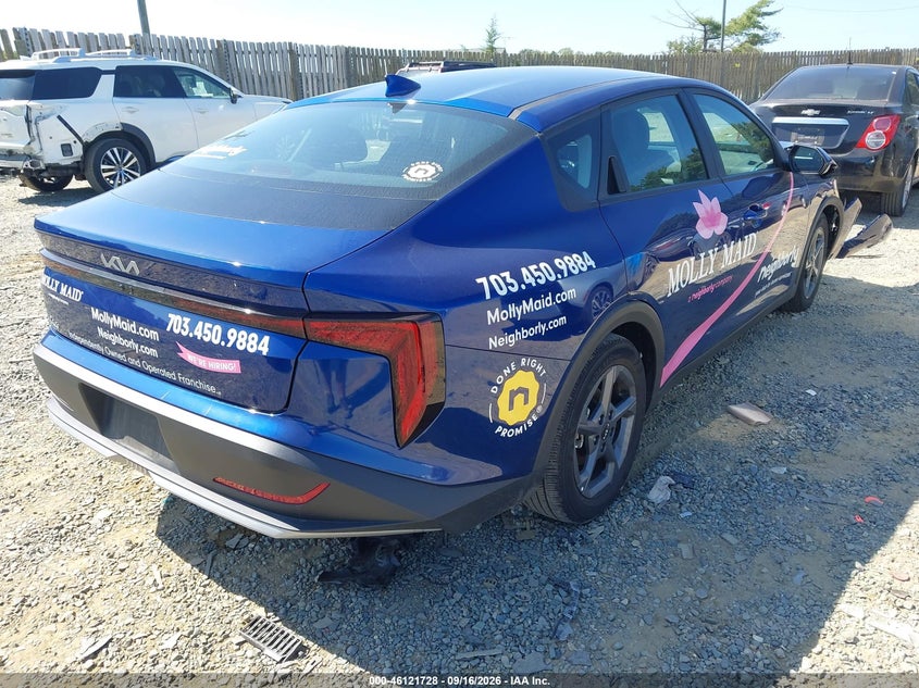 Vin: 3kpft4de6se158254, lot: 46621448, kia k4 lxs 20254