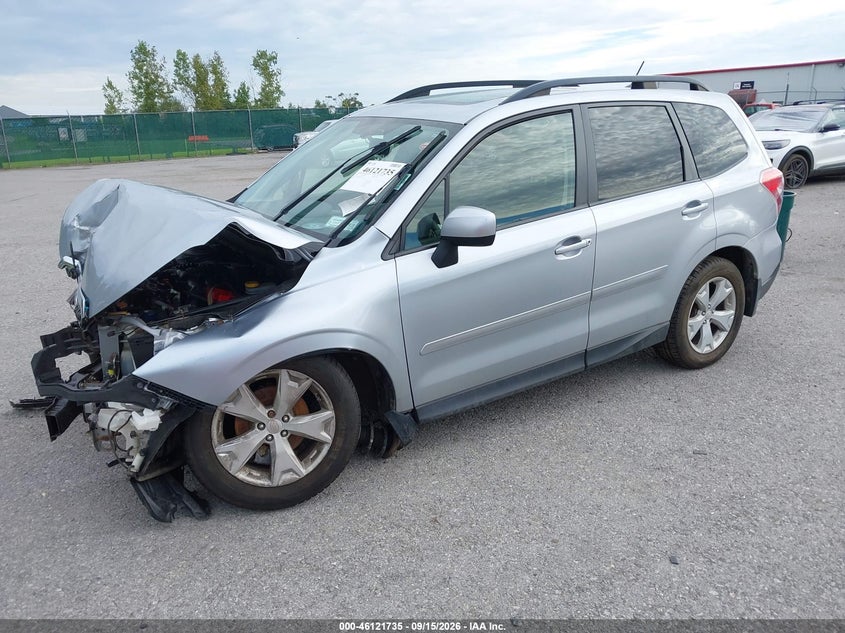 Vin: jf2sjadc6fh832096, lot: 46621455, subaru forester 2.5i premium 20152