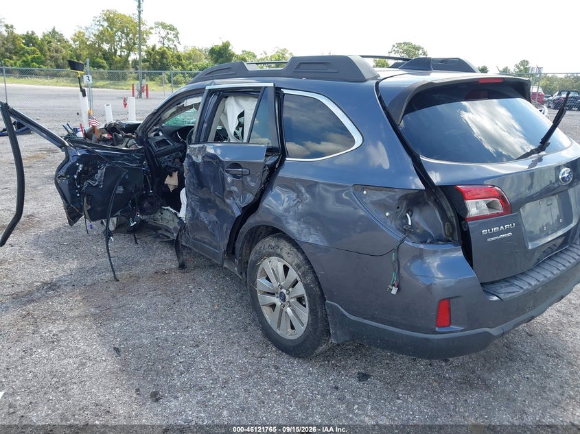 Vin: 4s4bsbcc1g3228551, lot: 46621485, subaru outback 2.5i premium 20163