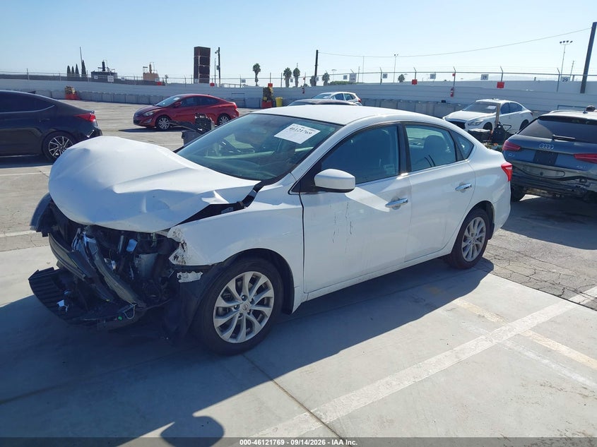 Vin: 3n1ab7ap6ky389029, lot: 46621489, nissan sentra sv 20192