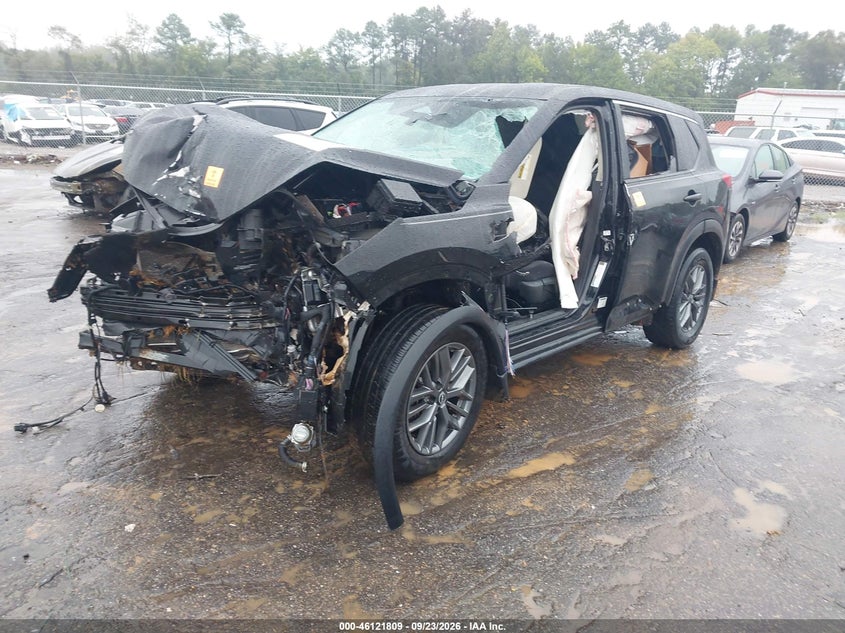 Vin: 5n1bt3aa0pc742489, lot: 46621529, nissan rogue s fwd 20232