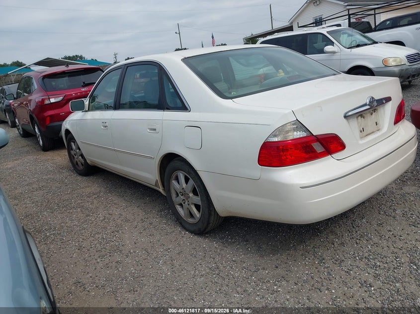 TOYOTA AVALON 2003 VIN 4T1BF28B63U272070