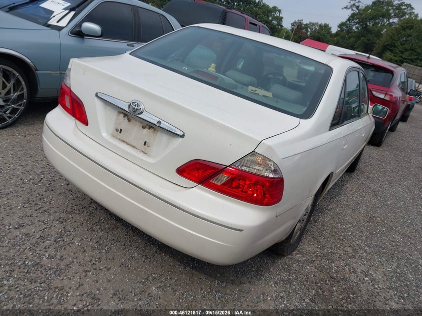 TOYOTA AVALON 2003 VIN 4T1BF28B63U272070