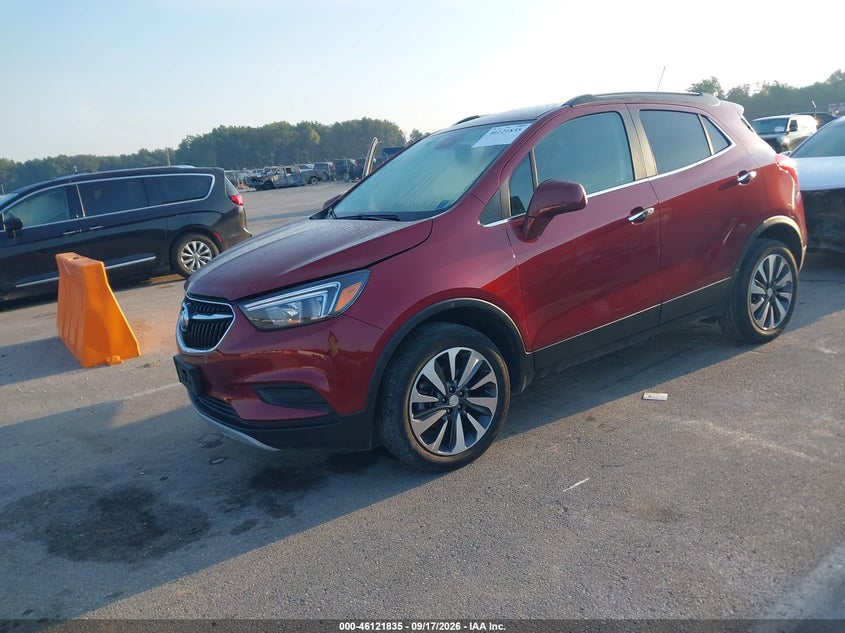 Vin: kl4cjesm5nb552123, lot: 46621554, buick encore awd preferred 20222