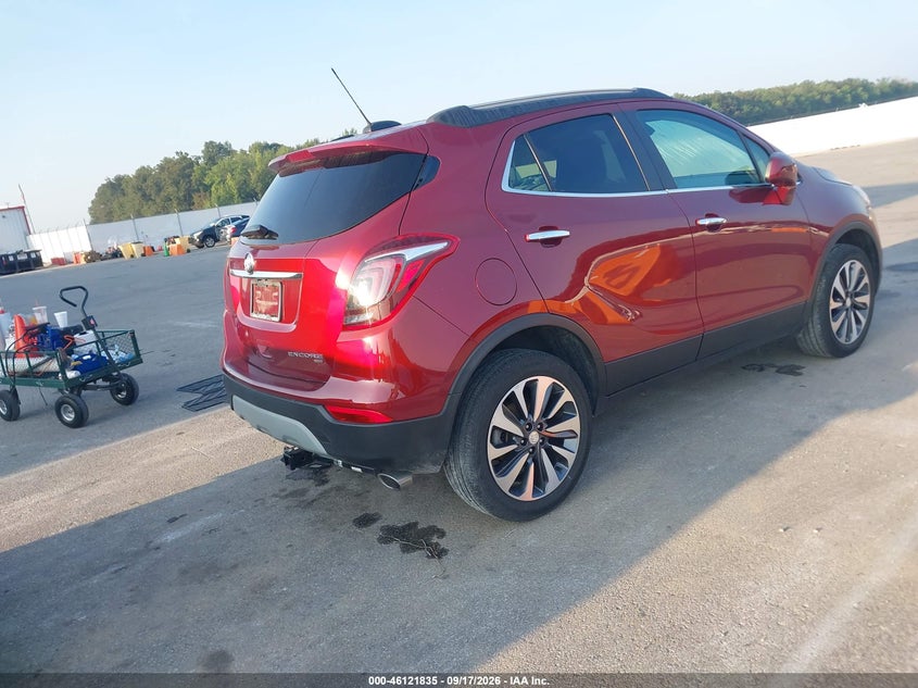 Vin: kl4cjesm5nb552123, lot: 46621554, buick encore awd preferred 20224