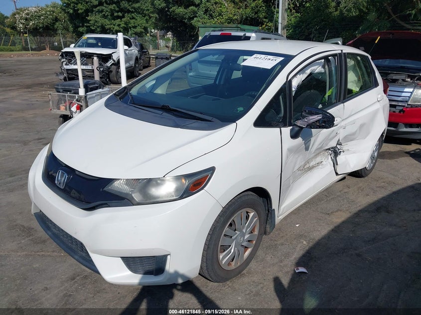 Vin: jhmgk5h54gx009869, lot: 46621565, honda fit lx 20162
