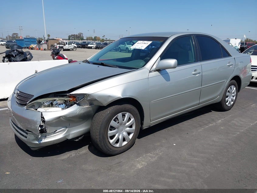 TOYOTA CAMRY 2002 VIN 4T1BE32K62U094774