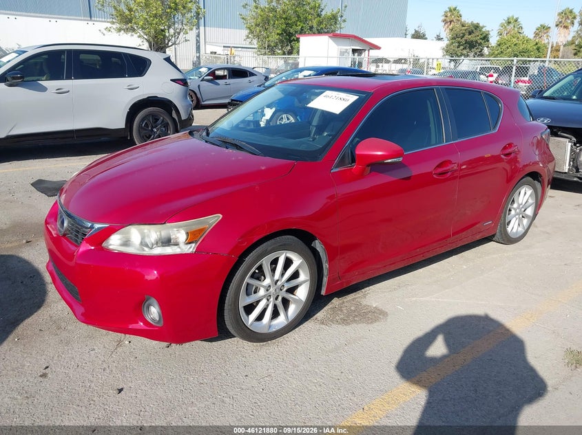 Vin: 00000000000092106, lot: 46621600, lexus ct 200h 20122