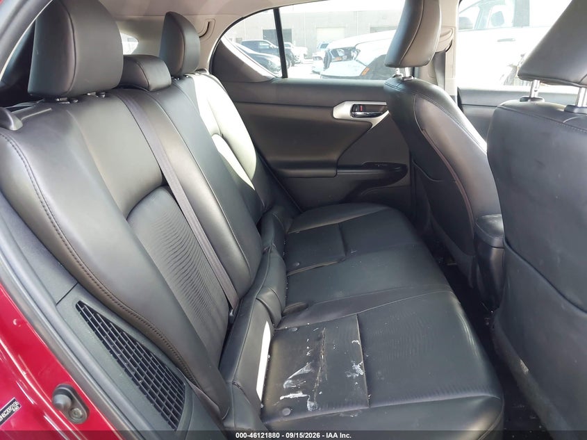 LEXUS CT 200H 2012 VIN JTHKD5BH6C2092106