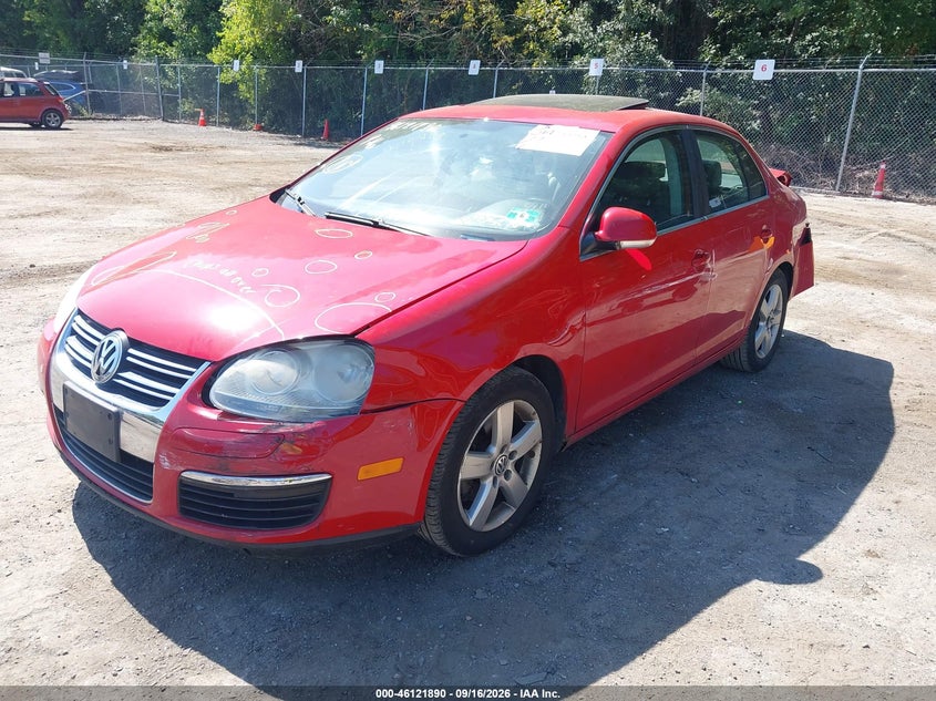 2008 Volkswagen Jetta, Rear, IAAI, VIN 3VWRZ71K68M140159 — photo 2