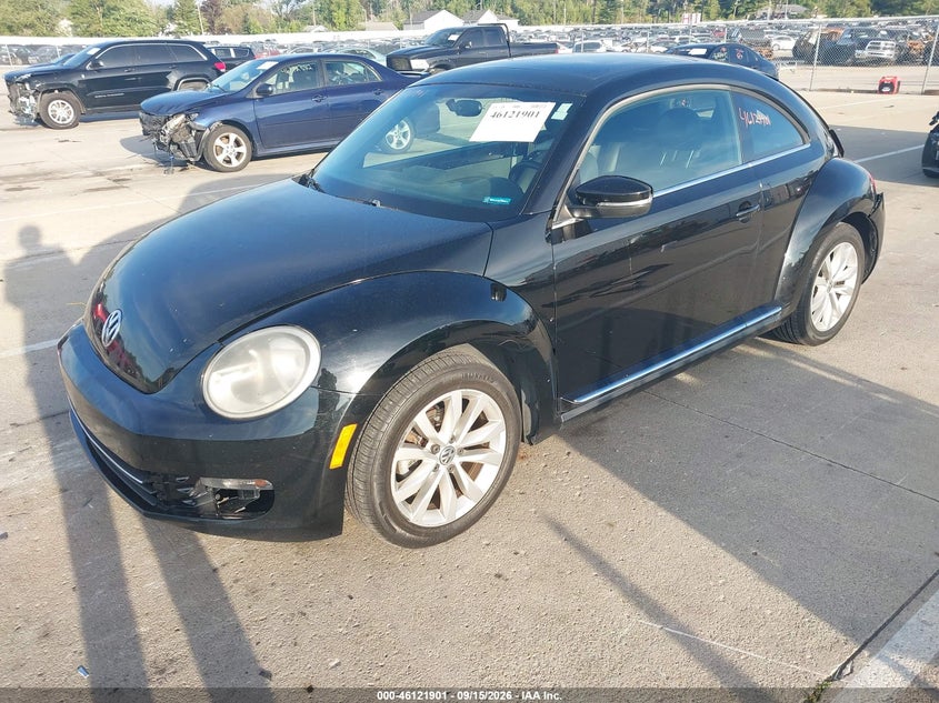 Vin: 3vwjl7at6dm693914, lot: 46621621, volkswagen beetle 2.0l tdi 20132