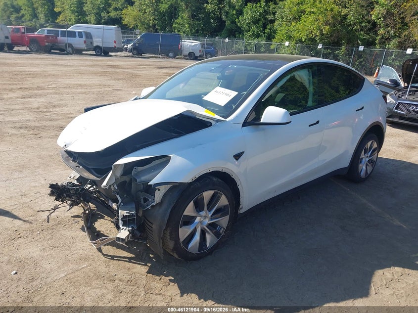 Vin: 7saygdee5pf663606, lot: 46621624, tesla model y 20232