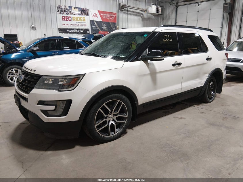 Vin: 1fm5k8gt1ggc33915, lot: 46621640, ford explorer sport 20162