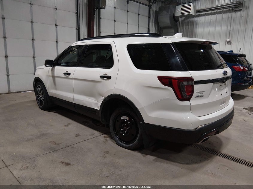 Vin: 1fm5k8gt1ggc33915, lot: 46621640, ford explorer sport 20163