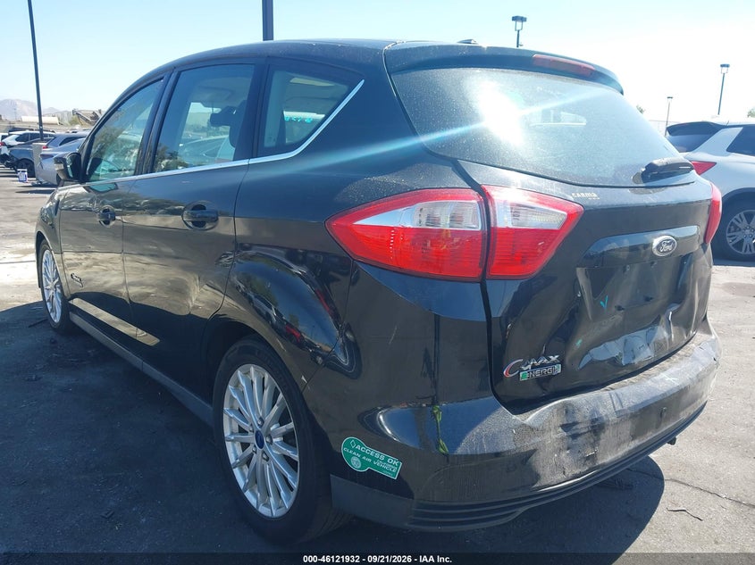 Vin: 1fadp5cu3dl533205, lot: 46621652, ford c-max energi sel 20133