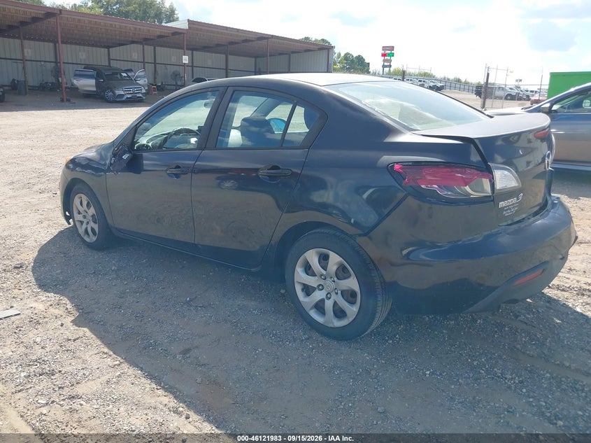 Vin: jm1bl1uf4b1379344, lot: 46621703, mazda mazda3 i sport 20113