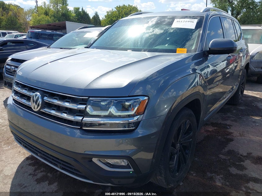 Vin: 1v2nr2ca9jc588619, lot: 46621716, volkswagen atlas 3.6l v6 sel premium 20182