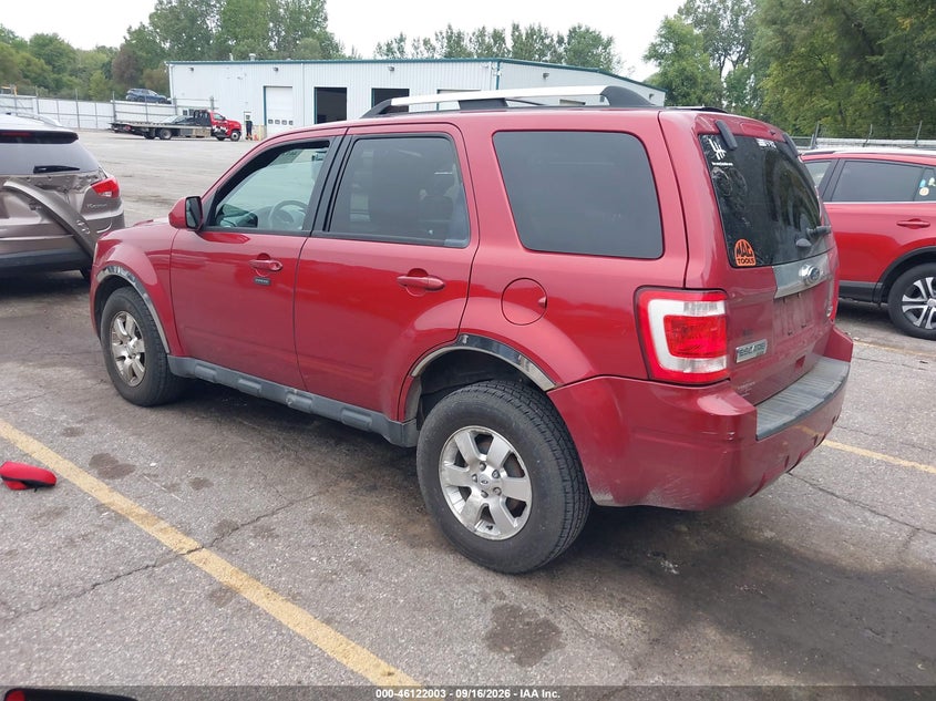 Vin: 1fmcu0eg1cka43581, lot: 46621723, ford escape limited 20123