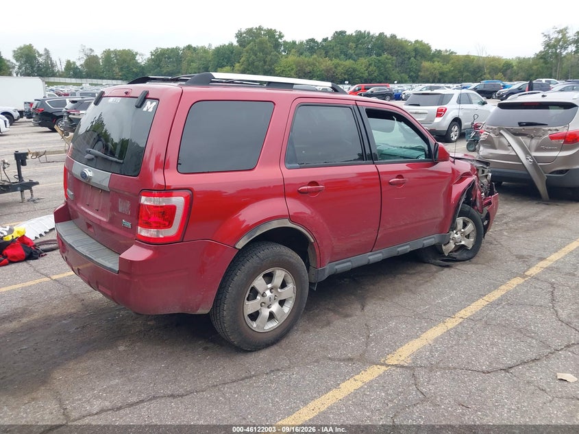 Vin: 1fmcu0eg1cka43581, lot: 46621723, ford escape limited 20124
