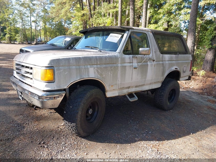 FORD BRONCO 1989 VIN 1FMEU15N2KLA89961