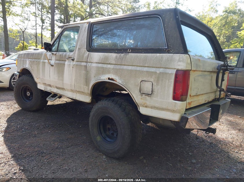 FORD BRONCO 1989 VIN 1FMEU15N2KLA89961