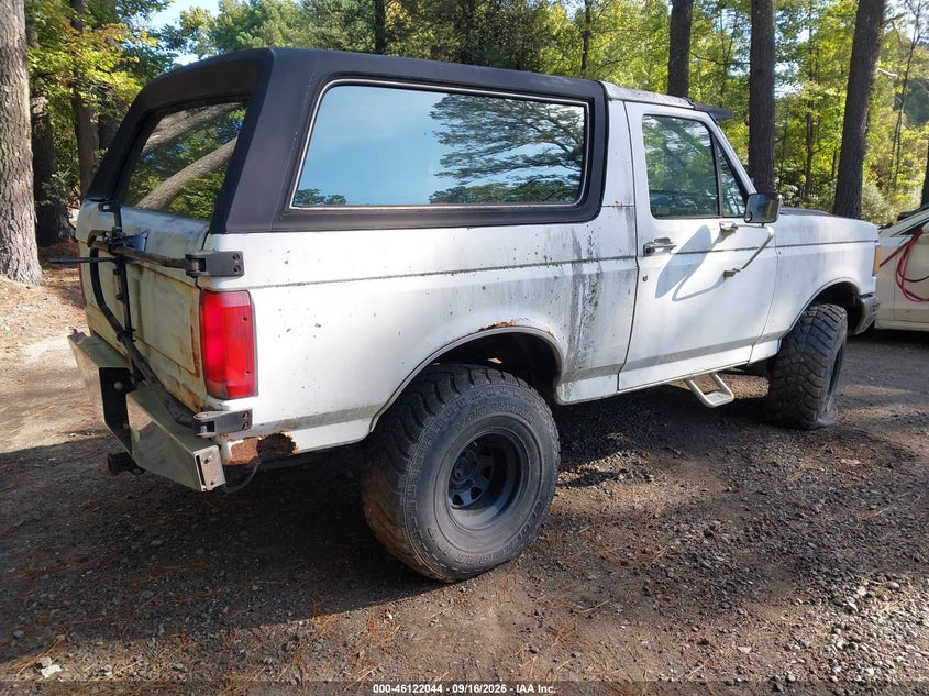 FORD BRONCO 1989 VIN 1FMEU15N2KLA89961