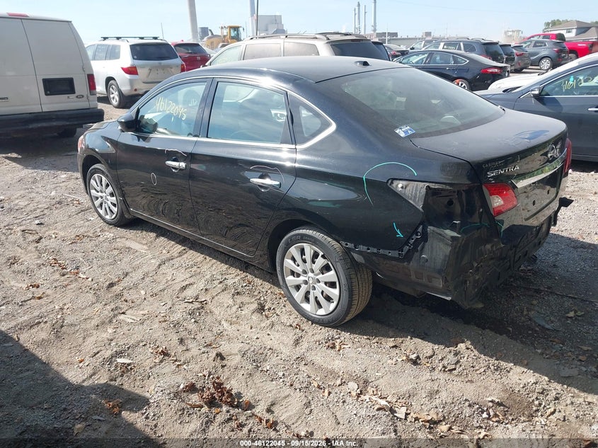 Vin: 3n1ab7ap3fy381413, lot: 46621765, nissan sentra sv 20153