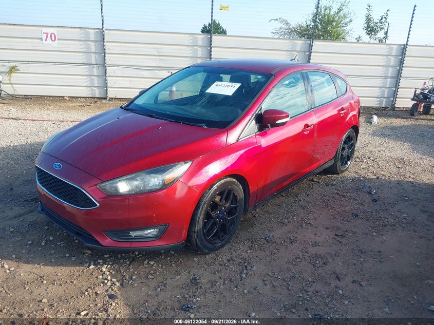 Vin: 1fadp3k22gl332369, lot: 46621774, ford focus se 20162