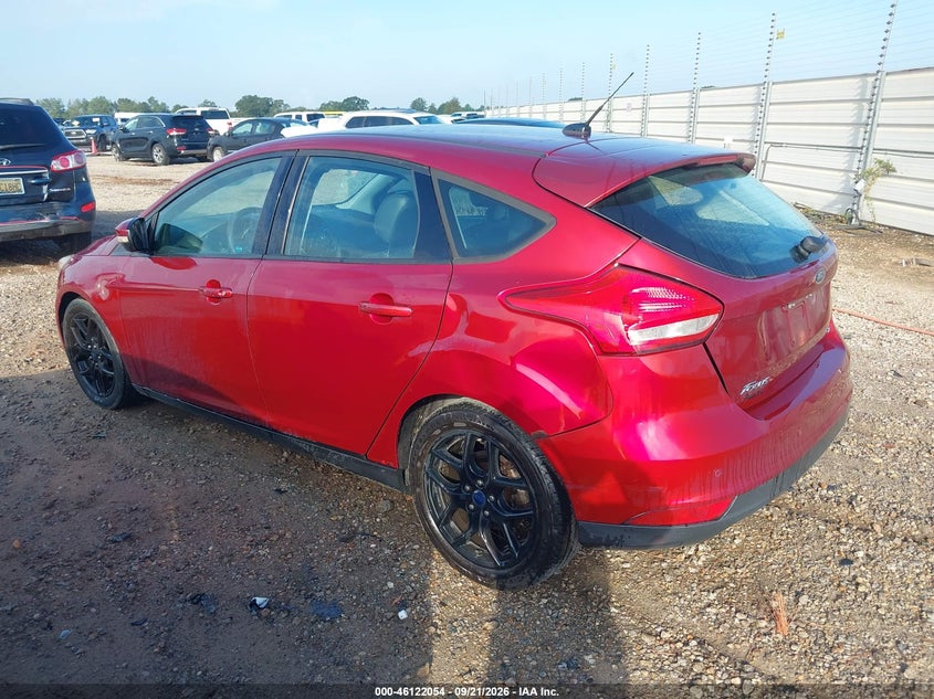 Vin: 1fadp3k22gl332369, lot: 46621774, ford focus se 20163