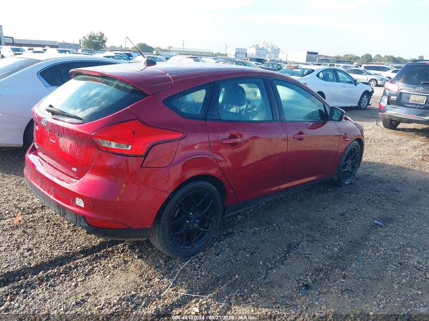 Vin: 1fadp3k22gl332369, lot: 46621774, ford focus se 20164