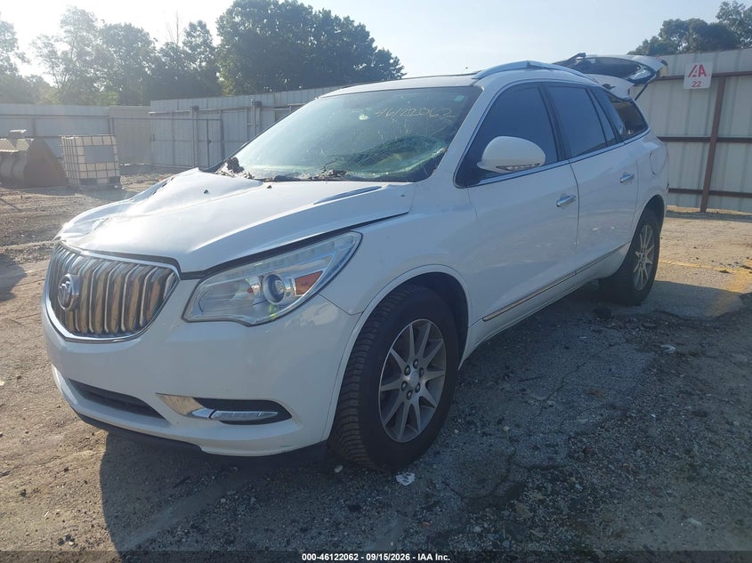 Vin: 5gakrbkd9hj107713, lot: 46621782, buick enclave leather 20172