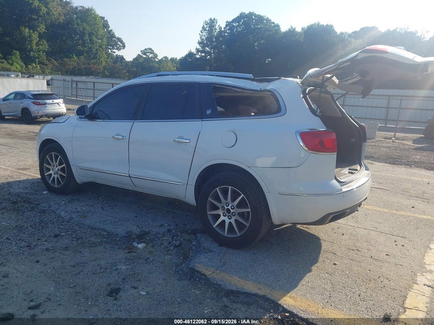 Vin: 5gakrbkd9hj107713, lot: 46621782, buick enclave leather 20173