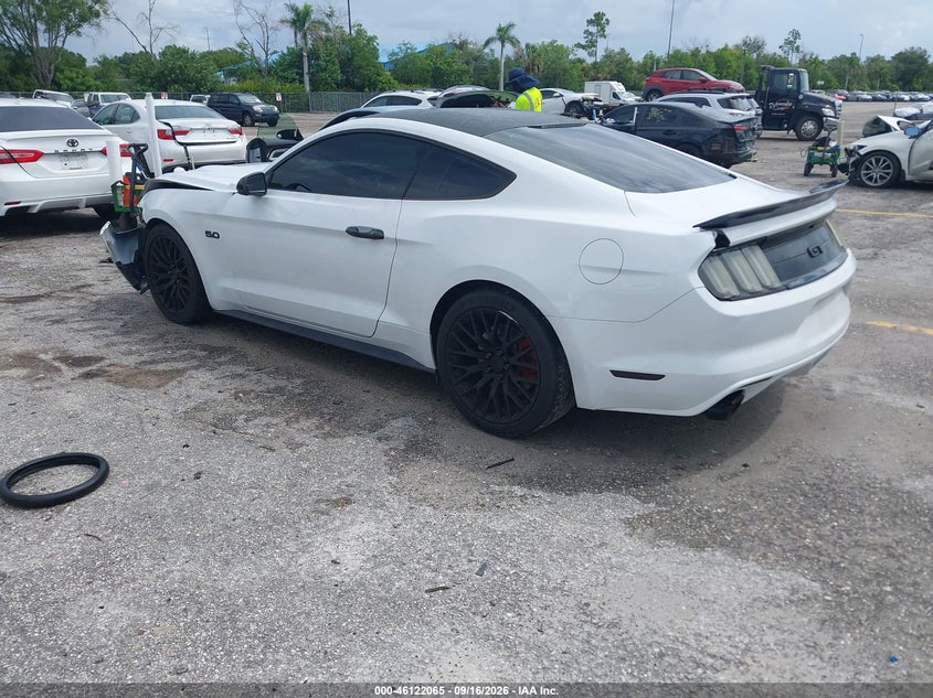Vin: 1fa6p8cf5f5423579, lot: 46621784, ford mustang gt/gt premium 20153