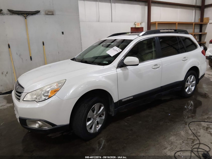 Vin: 4s4brdkc2b2311509, lot: 46621794, subaru outback 3.6r limited 20112
