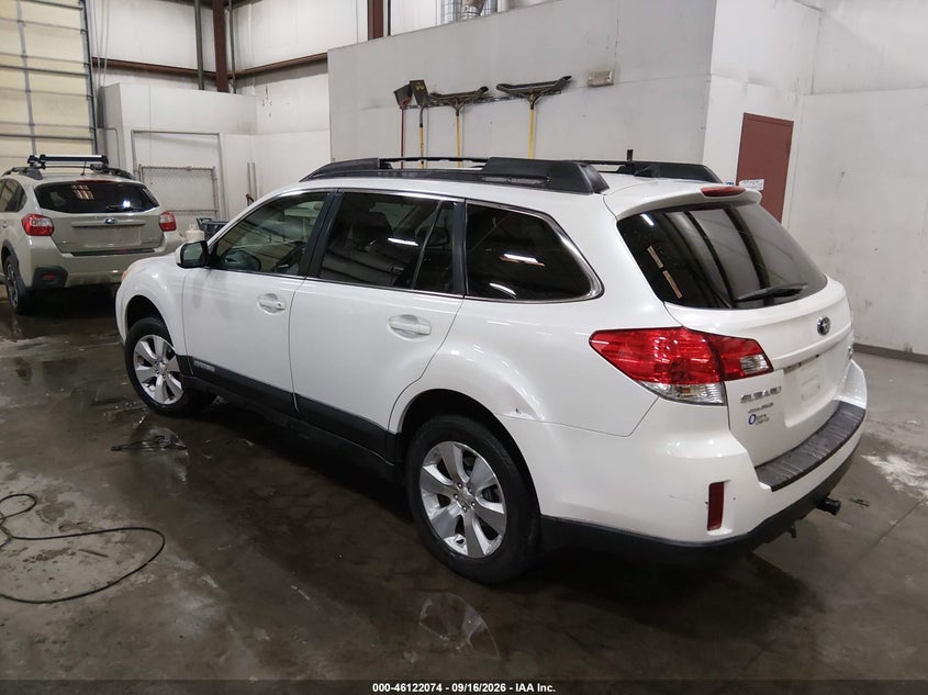 Vin: 4s4brdkc2b2311509, lot: 46621794, subaru outback 3.6r limited 20113