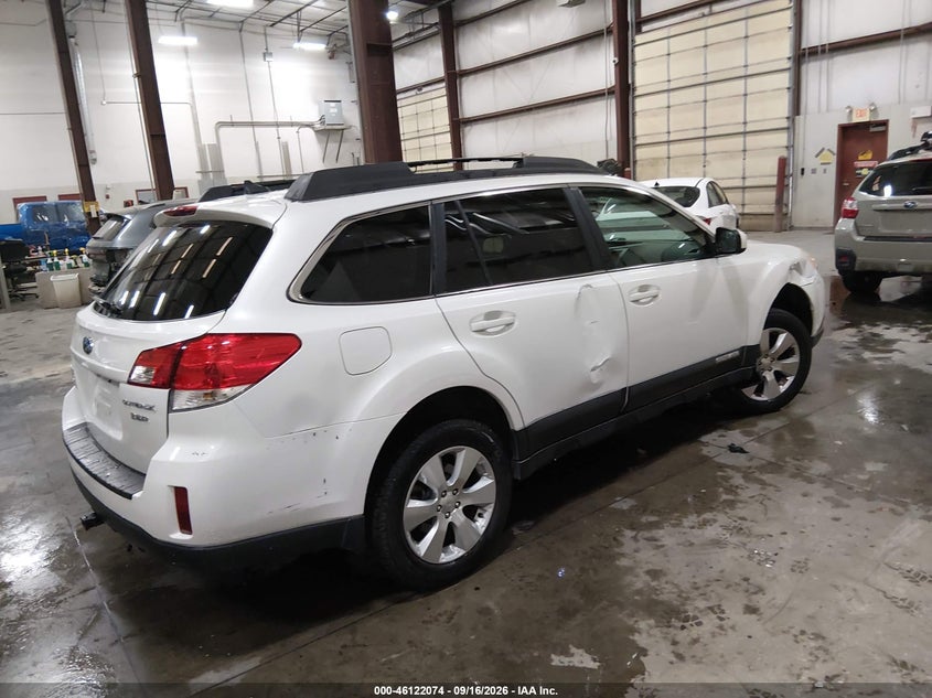 Vin: 4s4brdkc2b2311509, lot: 46621794, subaru outback 3.6r limited 20114